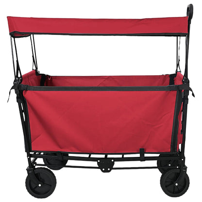 Vouwbare Handtrolley Rood 105 x 56.5 x 116 cm Oxford Stof