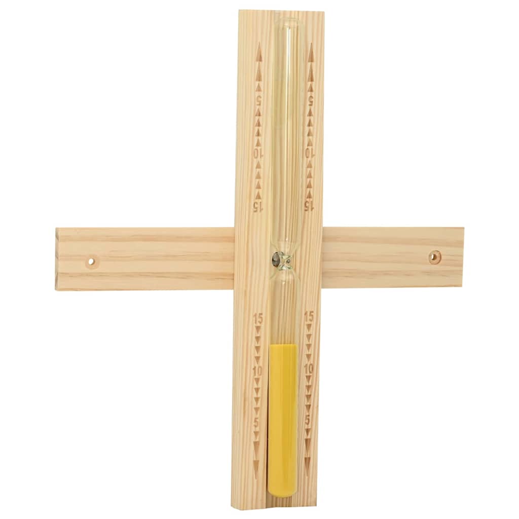 Sauna Accessoire Set 4 pcs Bruin Massief Vurenhout en Hennep