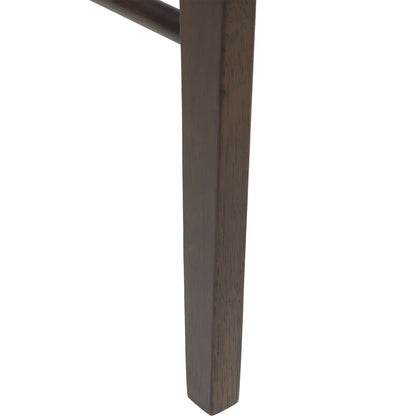 Eetkamerstoel 2 Pcs Massief Rubberhout Lichtbruin en licht