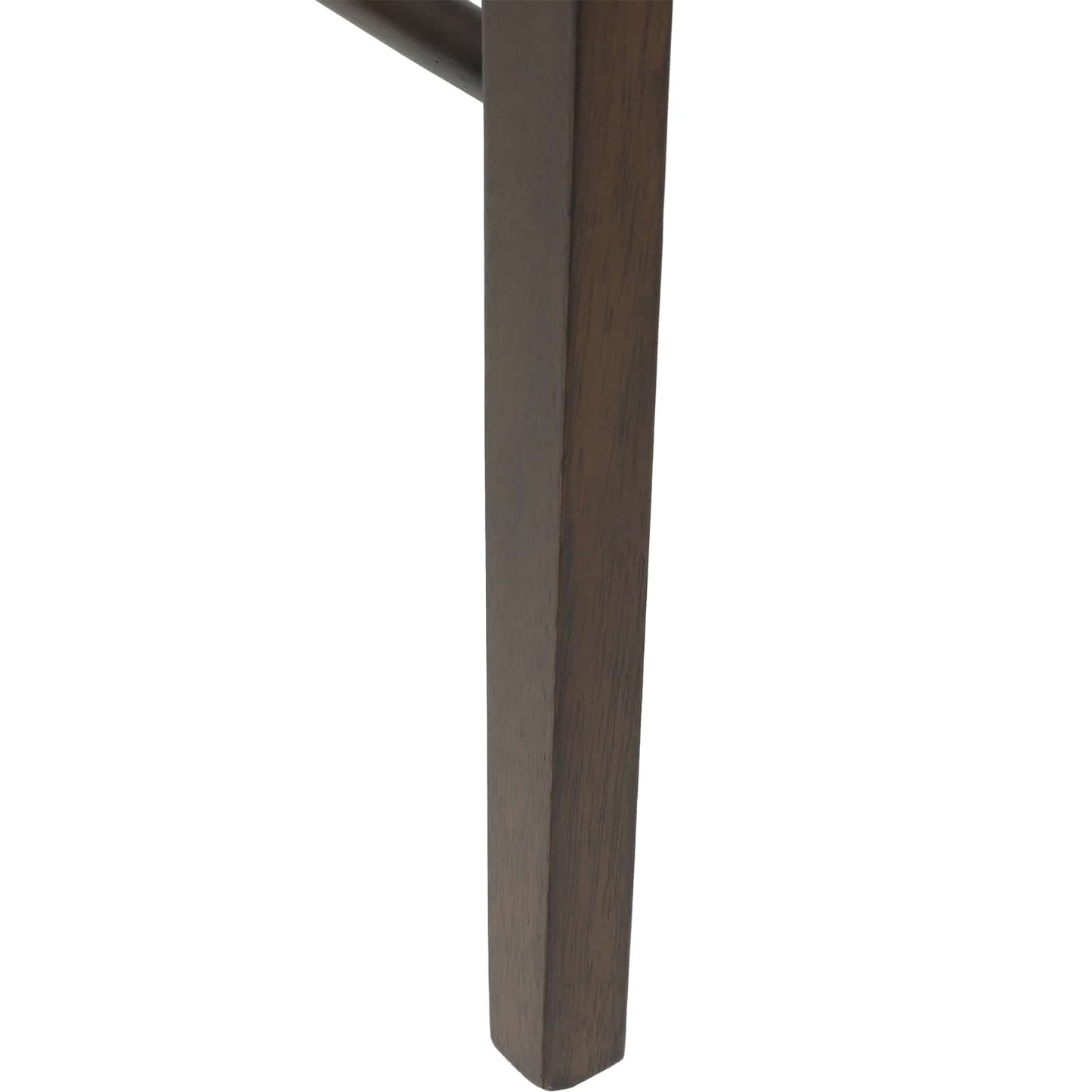 Eetkamerstoel 2 Pcs Massief Rubberhout Lichtbruin en zwart