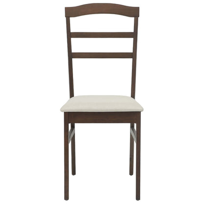 Eetkamerstoel 2 pcs Lichtbruin en Licht Massief Hout