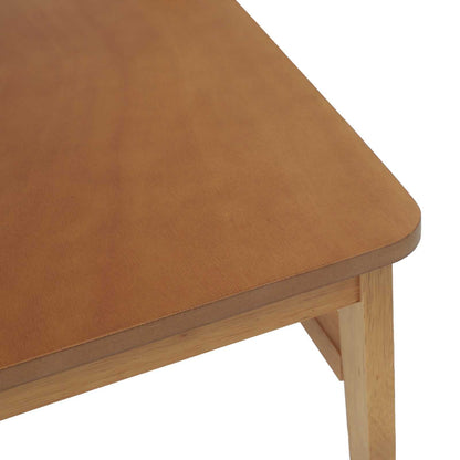 Eetkamerstoel 2 Pcs Massief Rubberhout Naturel