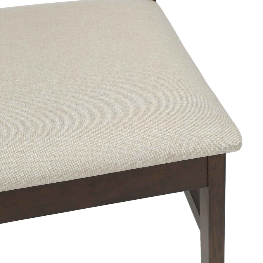 Eetkamerstoel 2 Pcs Massief Rubberhout Lichtbruin en licht