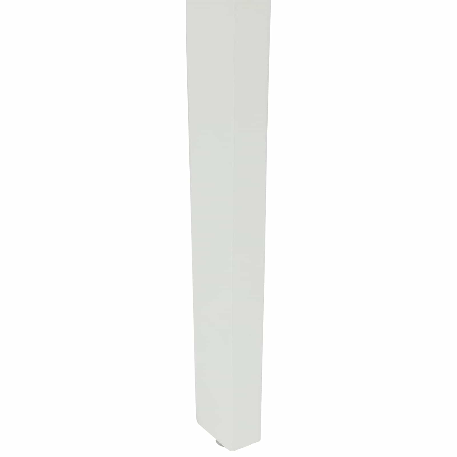 Eetkamerstoel 2 pcs Wit Massief Hout