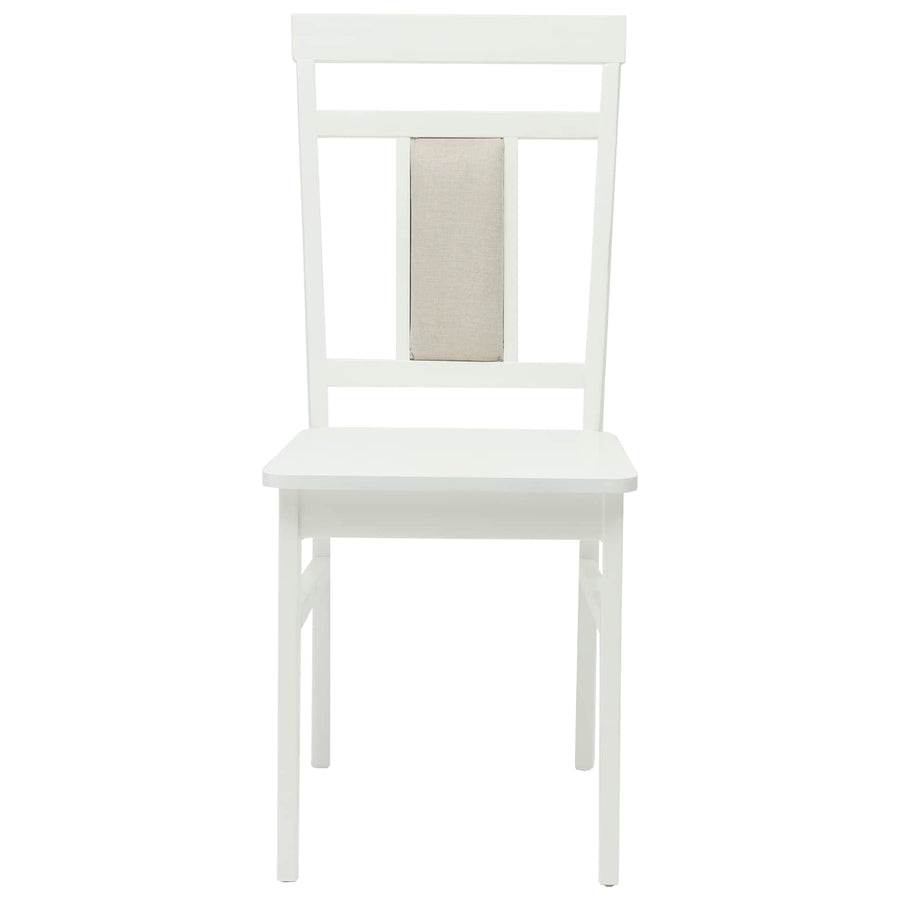 Eetkamerstoel 2 pcs Wit Massief Hout