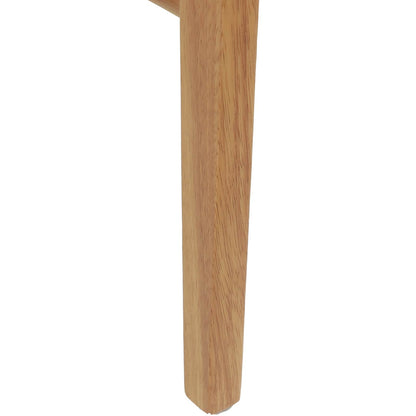 Eetkamerstoel 2 pcs Natuurlijk en Licht Massief Hout