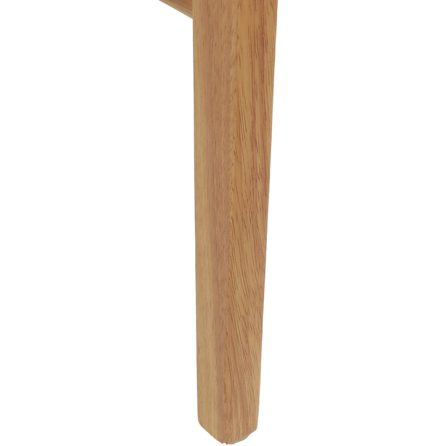 Eetkamerstoel 2 pcs Natuurlijk en Licht Massief Hout