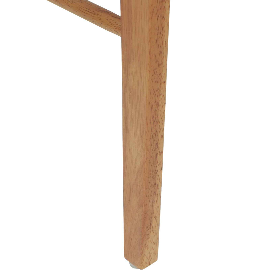 Eetkamerstoel 2 pcs Natuurlijk en Licht Massief Hout