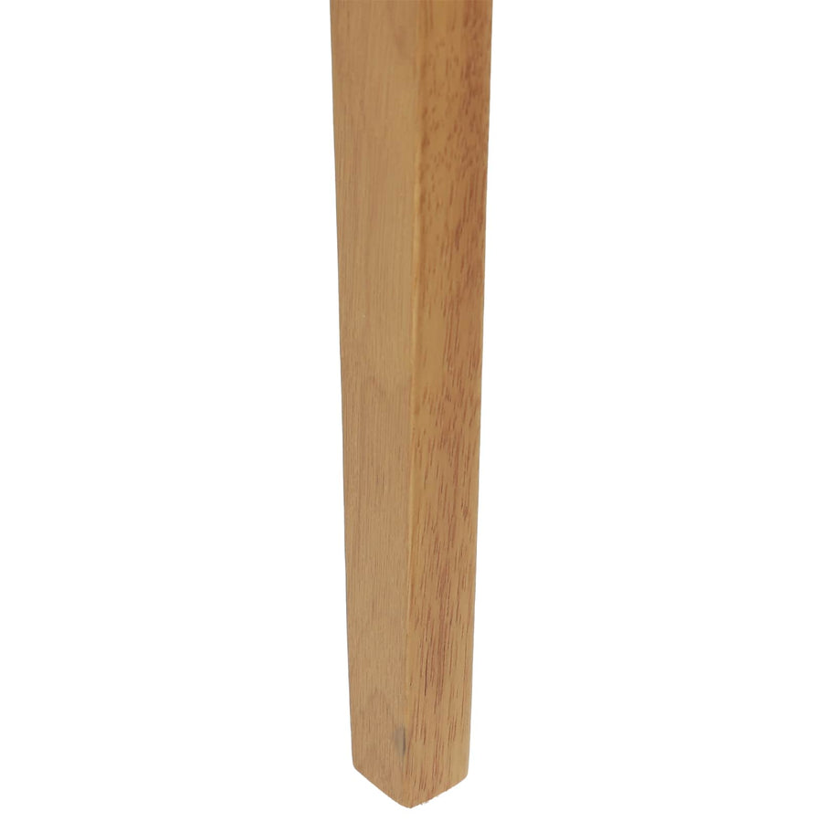 Eetkamerstoel 2 pcs Naturel Massief Hout