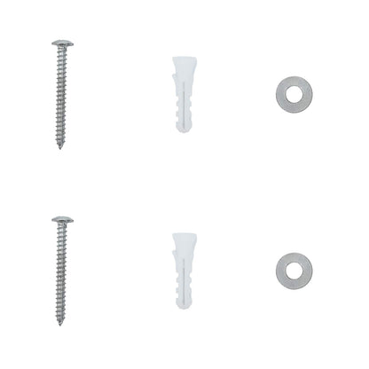 Wandgemonteerde brievenbus met opslag Rood 40.5 x 15.5 x 44 cm