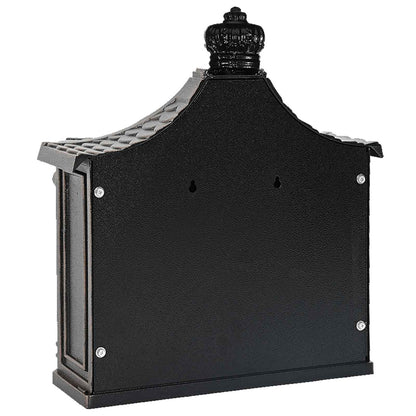 Wandgemonteerde brievenbus met opslag Brons 40.5 x 15.5 x 44 cm