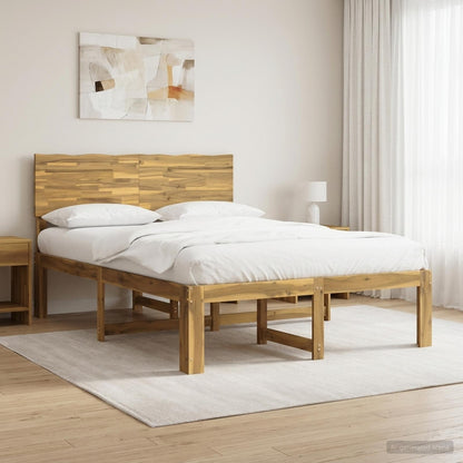 Tweepersoonsbed met hoofdeinde ROSTOCK Wit 135 x 190 cm