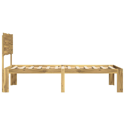 Tweepersoonsbed met hoofdeinde ROSTOCK Wit 135 x 190 cm
