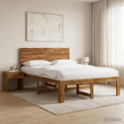 Tweepersoonsbed 140x190 cm massief acaciahout naturel