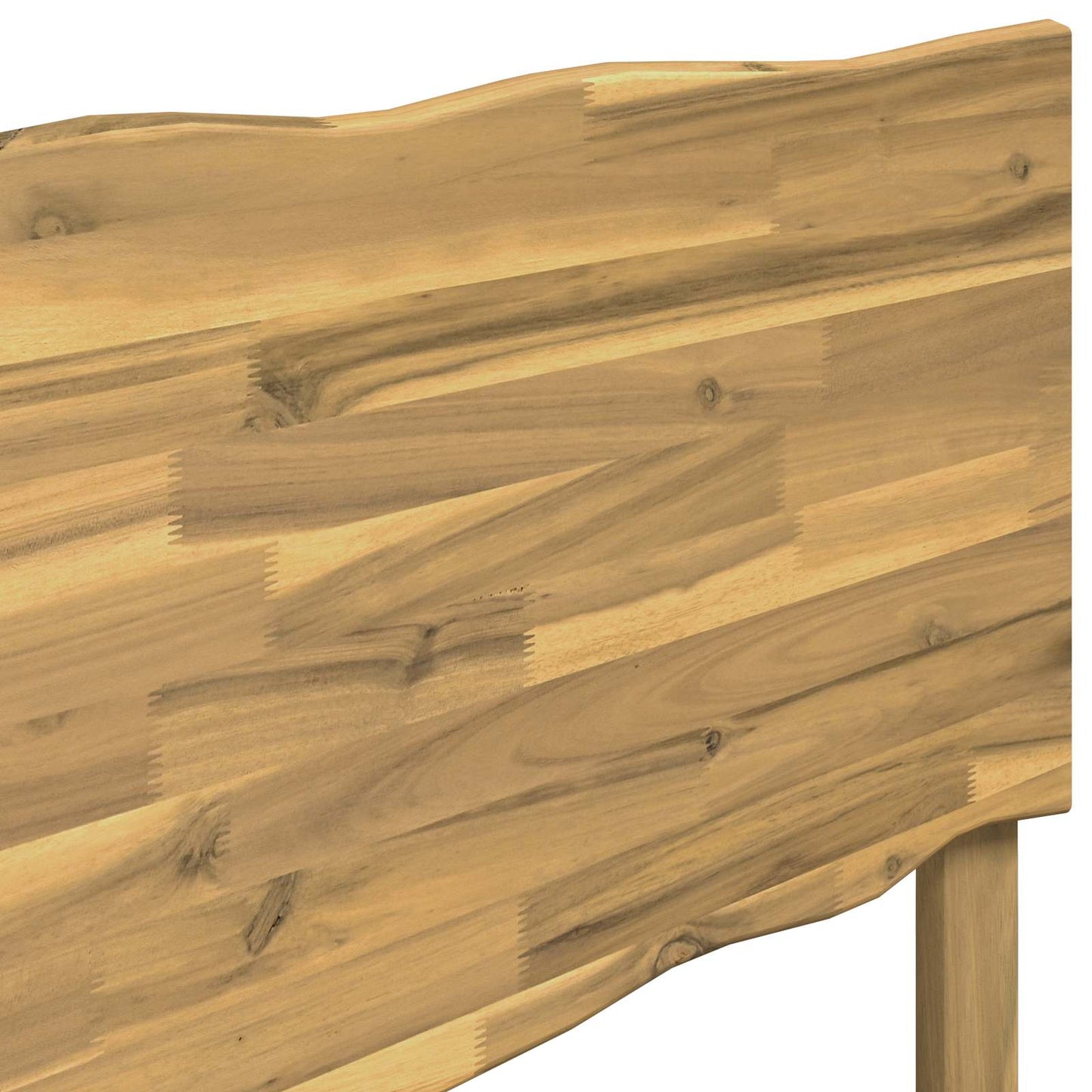 Tweepersoonsbed met hoofdeinde ROSTOCK Wit 150 x 200 cm