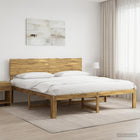 Bed 180x200 cm massief acaciahout wit