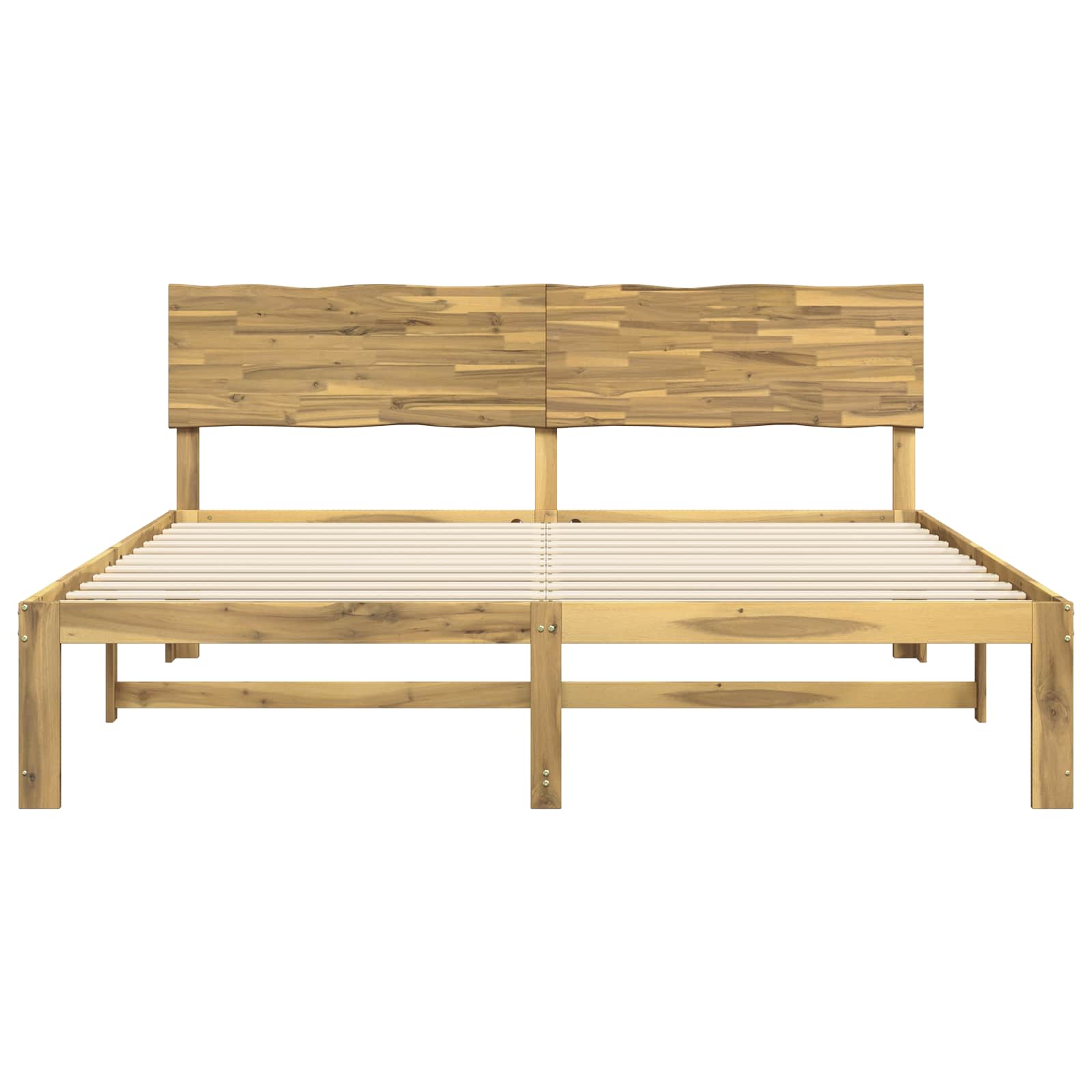 Tweepersoonsbed met hoofdeinde ROSTOCK Wit 180 x 200 cm