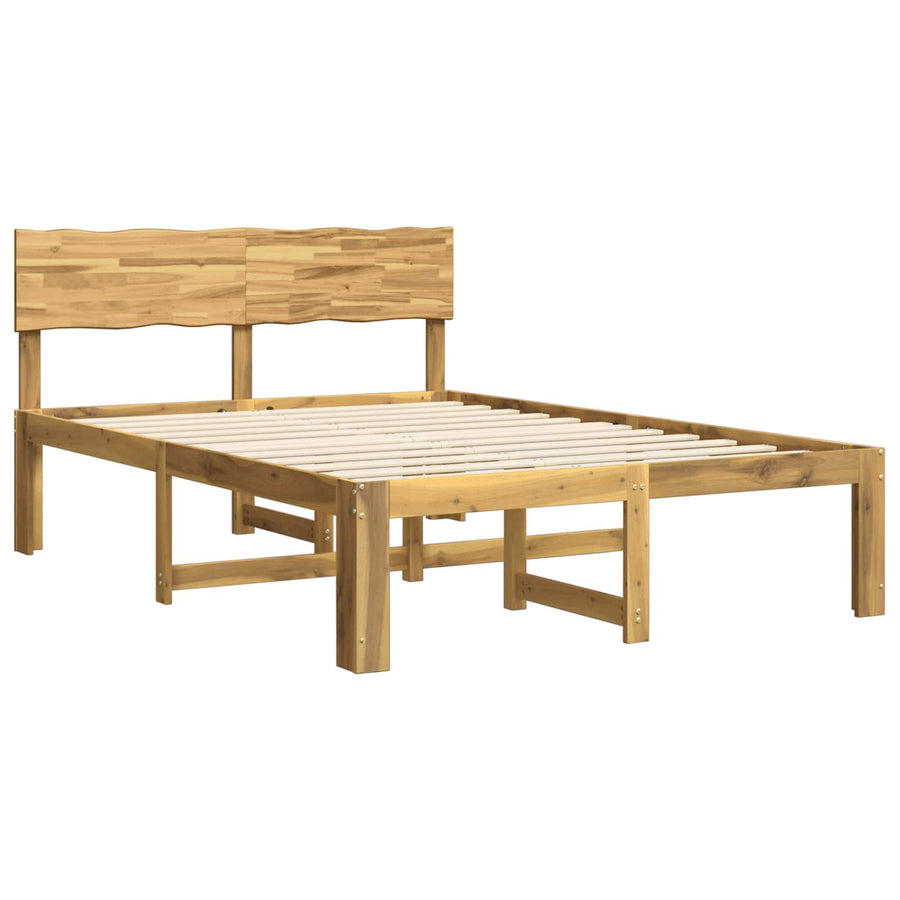Tweepersoonsbed met hoofdeinde ROSTOCK Wit 150 x 200 cm