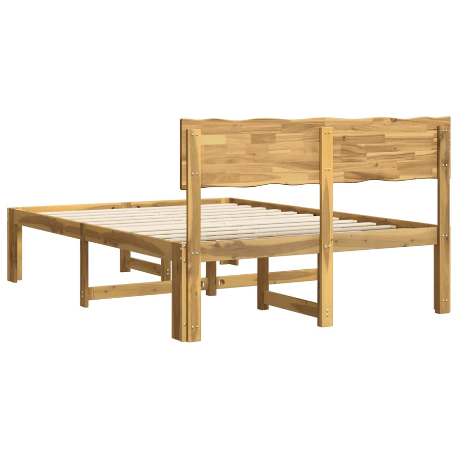 Tweepersoonsbed met hoofdeinde ROSTOCK Wit 150 x 200 cm
