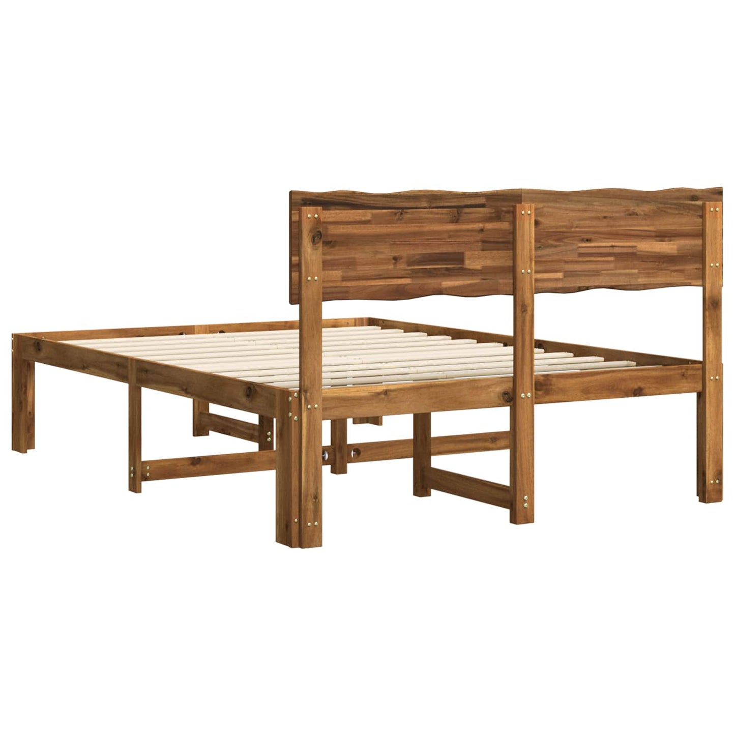 Tweepersoonsbed met hoofdeinde ROSTOCK Naturel 160 x 200 cm