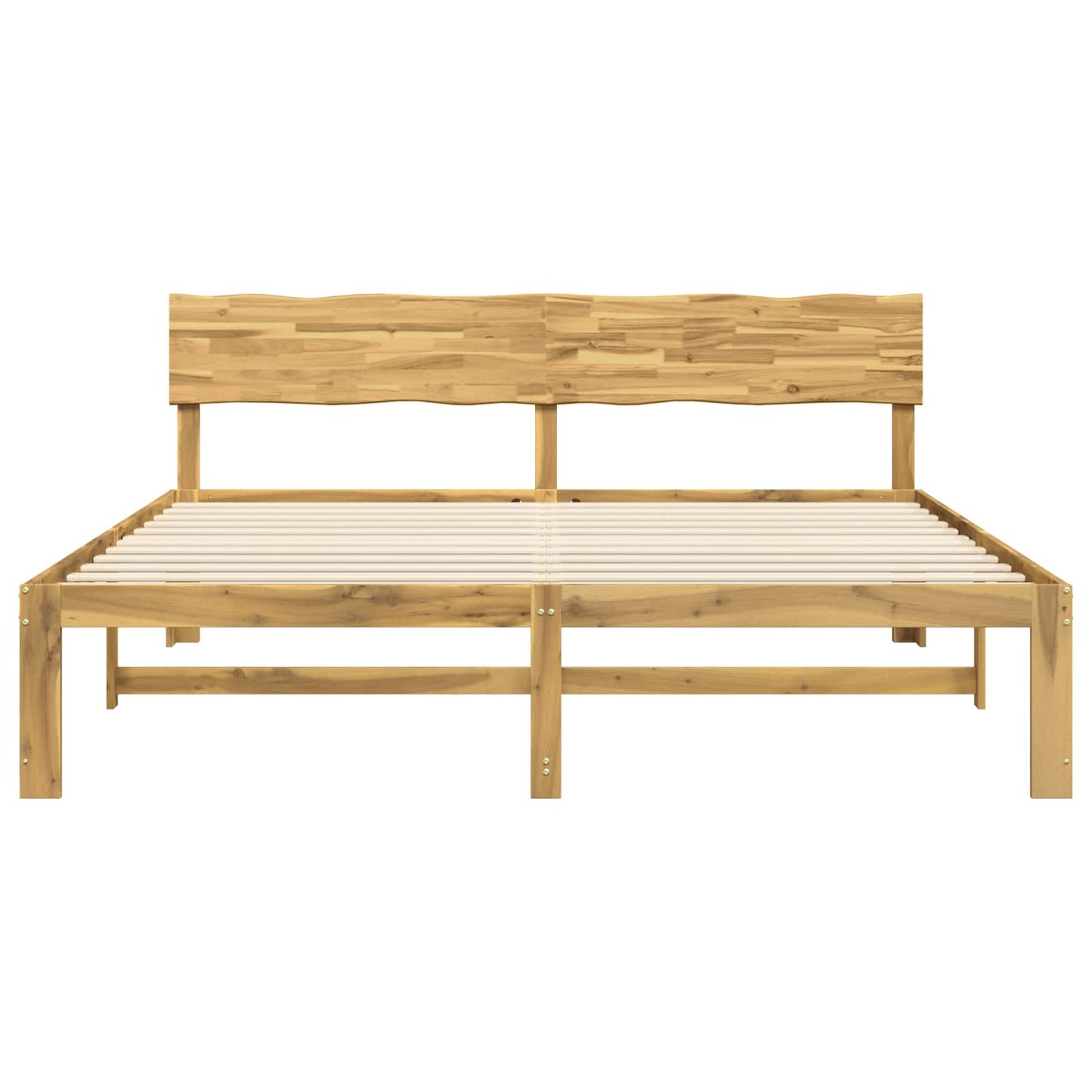 Tweepersoonsbed met hoofdeinde ROSTOCK Wit 180 x 200 cm