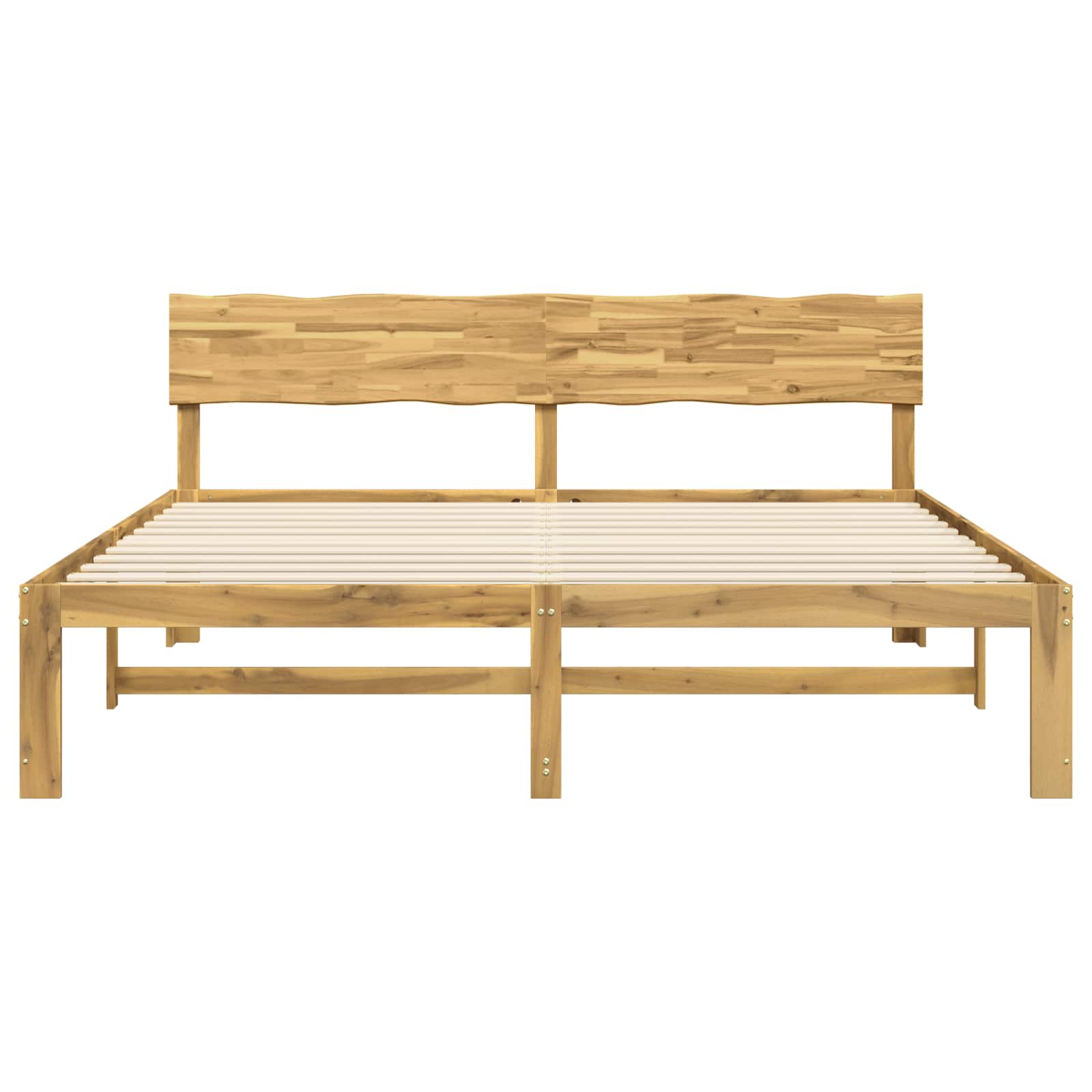 Tweepersoonsbed met hoofdeinde ROSTOCK Wit 180 x 200 cm
