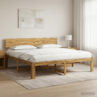 Bed 200x200 cm massief acaciahout