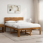 Bed 135x190 cm massief acaciahout naturel