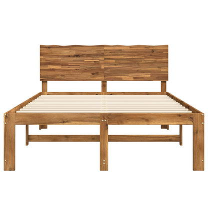 Tweepersoonsbed met hoofdeinde ROSTOCK Naturel 150 x 200 cm