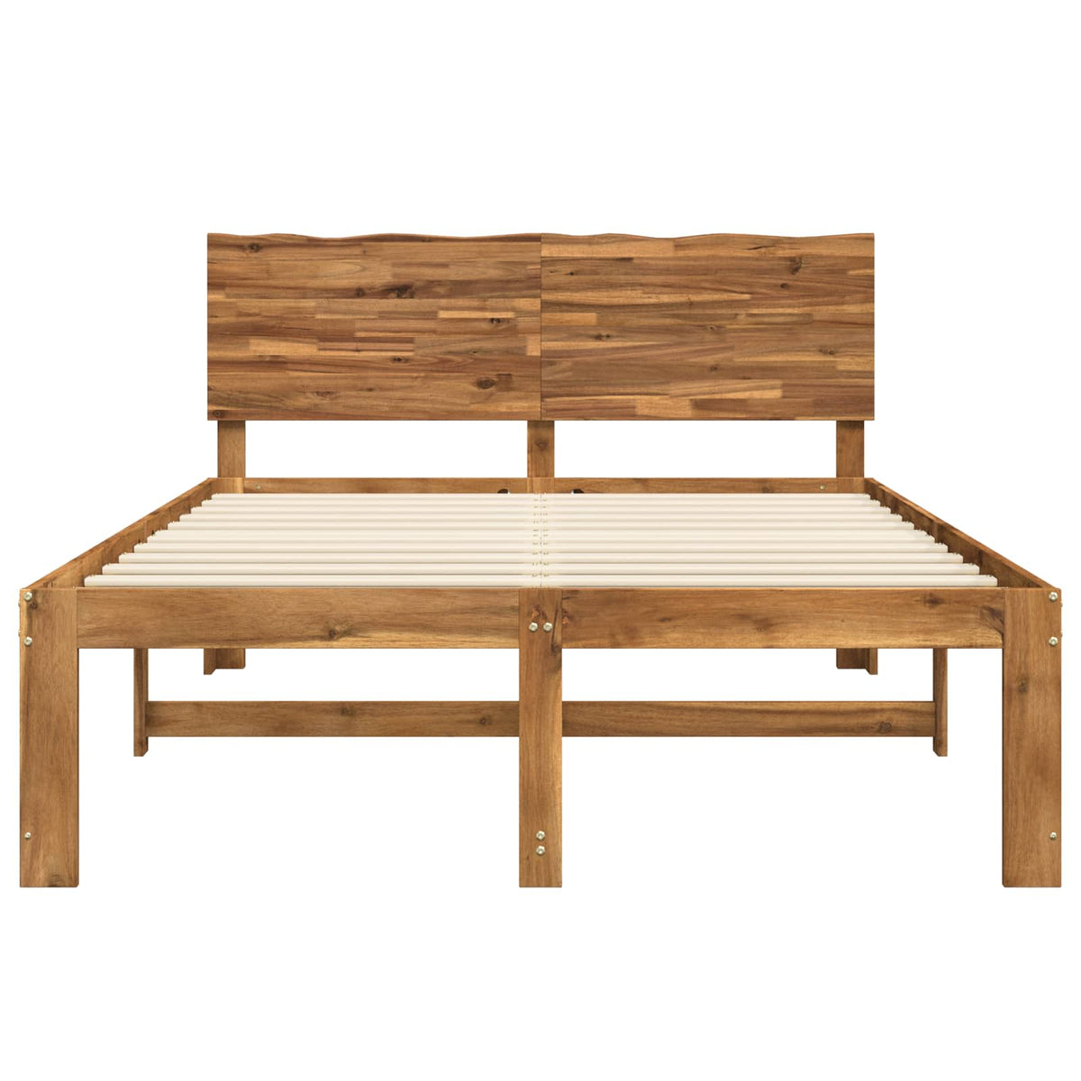 Tweepersoonsbed met hoofdeinde ROSTOCK Naturel 160 x 200 cm