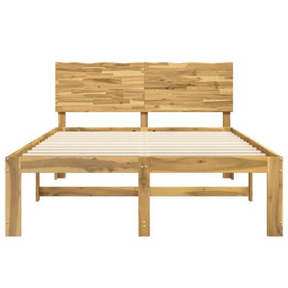 Tweepersoonsbed met hoofdeinde ROSTOCK Wit 160 x 200 cm