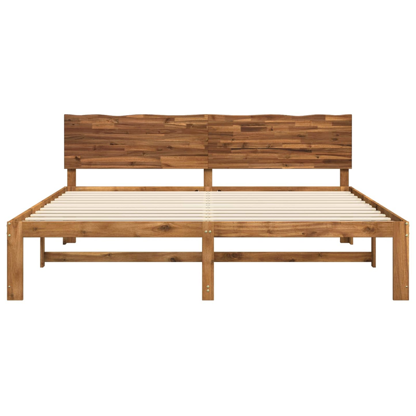Tweepersoonsbed met hoofdeinde ROSTOCK Naturel 180 x 200 cm
