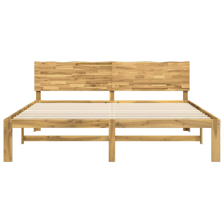 Tweepersoonsbed met hoofdeinde ROSTOCK Wit 180 x 200 cm
