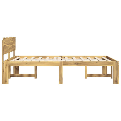 Tweepersoonsbed met hoofdeinde ROSTOCK Wit 150 x 200 cm