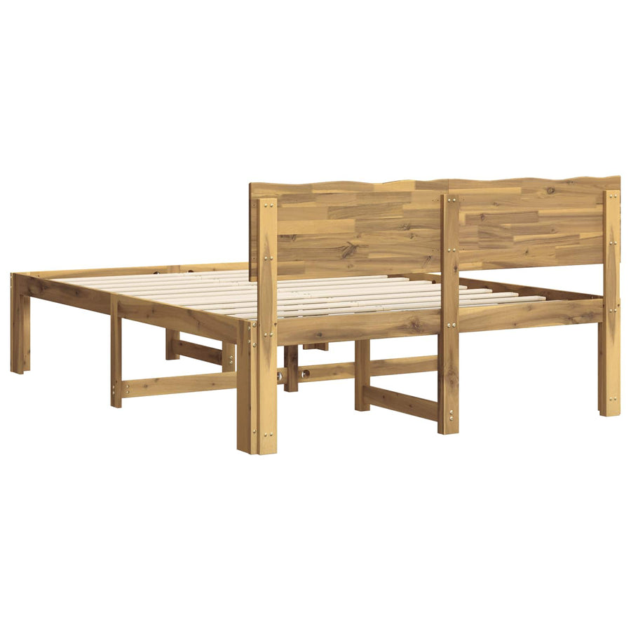Tweepersoonsbed met hoofdeinde ROSTOCK Wit 160 x 200 cm