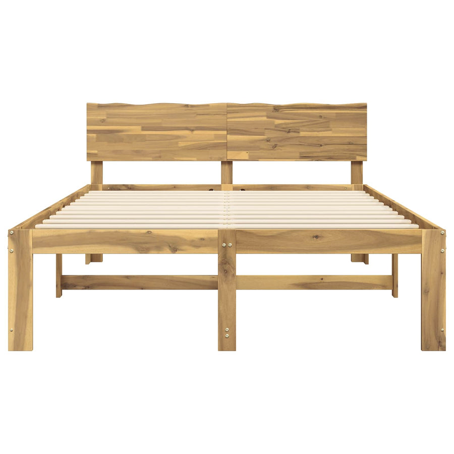 Tweepersoonsbed met hoofdeinde ROSTOCK Wit 160 x 200 cm