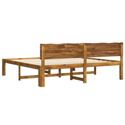 Tweepersoonsbed met hoofdeinde ROSTOCK Naturel 180 x 200 cm