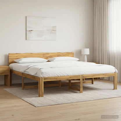 Tweepersoonsbed met hoofdeinde ROSTOCK Wit 180 x 200 cm
