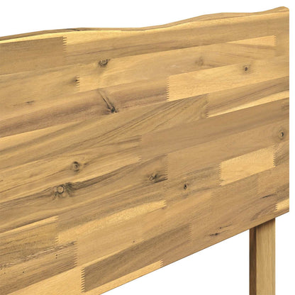 Tweepersoonsbed met hoofdeinde ROSTOCK Wit 200 x 200 cm