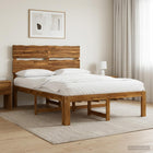 Bed massief acaciahout 120x190 cm naturel