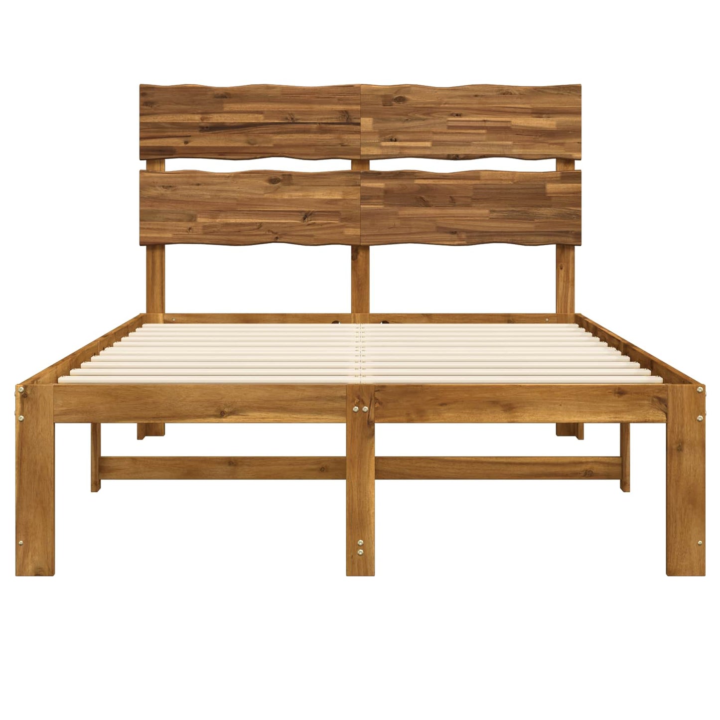 Tweepersoonsbed met hoofdeinde ROSTOCK Naturel 120 x 190 cm