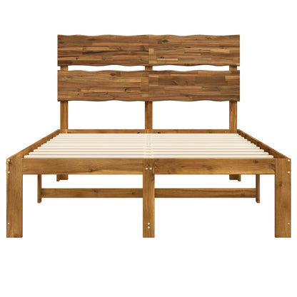 Tweepersoonsbed met hoofdeinde ROSTOCK Naturel 120 x 190 cm