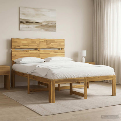 Tweepersoonsbed met hoofdeinde ROSTOCK Wit 120 x 190 cm