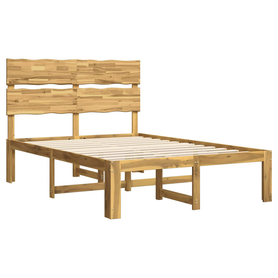 Tweepersoonsbed met hoofdeinde ROSTOCK Wit 120 x 190 cm