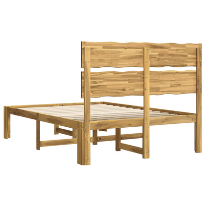 Tweepersoonsbed met hoofdeinde ROSTOCK Wit 140 x 190 cm