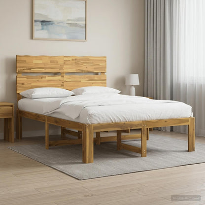 Tweepersoonsbed met hoofdeinde ROSTOCK Wit 120 x 200 cm