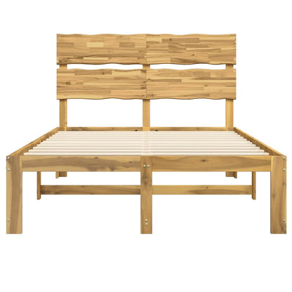 Tweepersoonsbed met hoofdeinde ROSTOCK Wit 120 x 200 cm