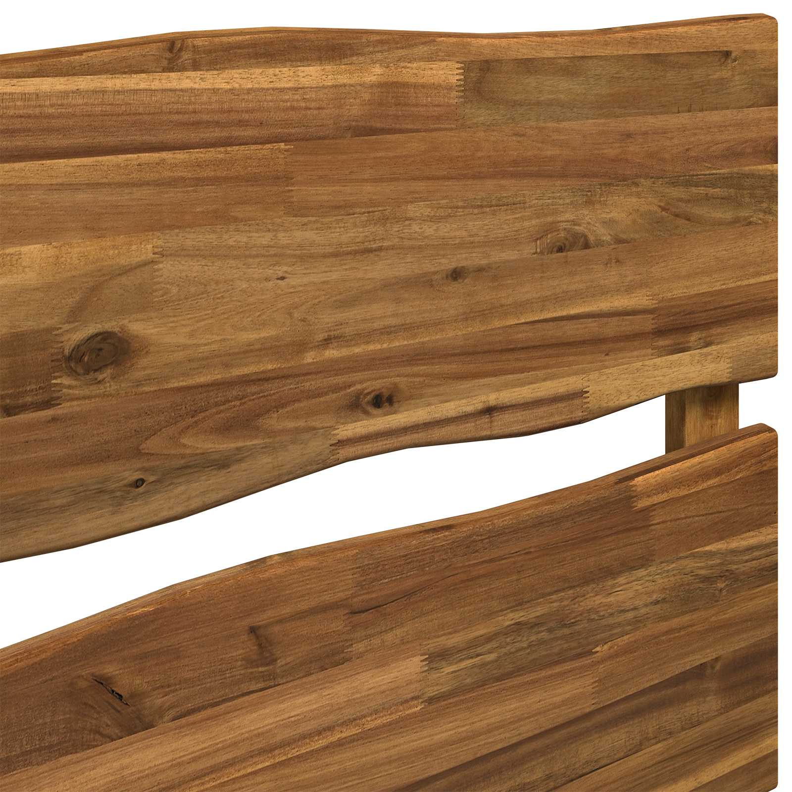Tweepersoonsbed met hoofdeinde ROSTOCK Naturel 150 x 200 cm