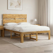 Bed ROSTOCK wit massief acaciahout 150x200 cm
