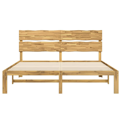 Tweepersoonsbed met hoofdeinde ROSTOCK Wit 180 x 200 cm